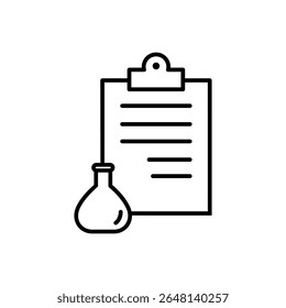 Laboratory vector icon. lab illustration sign. tests symbol. Chemistry web icon.