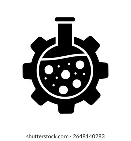 Laboratory vector icon. lab illustration sign. tests symbol. Chemistry web icon.