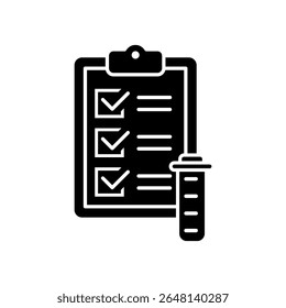 Laboratory vector icon. lab illustration sign. tests symbol. Chemistry web icon.