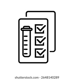 Laboratory vector icon. lab illustration sign. tests symbol. Chemistry web icon.