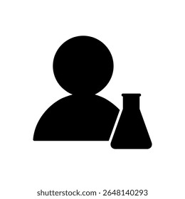 Laboratory vector icon. lab illustration sign. tests symbol. Chemistry web icon.