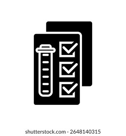 Laboratory vector icon. lab illustration sign. tests symbol. Chemistry web icon.
