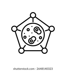 Laboratory vector icon. lab illustration sign. tests symbol. Chemistry web icon.