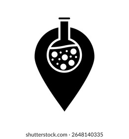 Laboratory vector icon. lab illustration sign. tests symbol. Chemistry web icon.