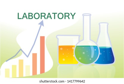laboratory vector illustration concept, scientis vector template, can be use for presentation, web, banner ui ux, landing page - Vector