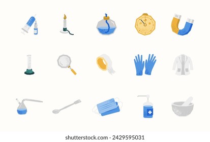 Laboratory Vector Illustration in Flat Style