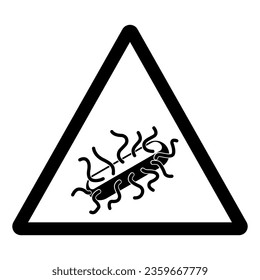 Laboratory Virus Symbol Sign, Vector Illustration, Isolate On White Background Label. EPS10