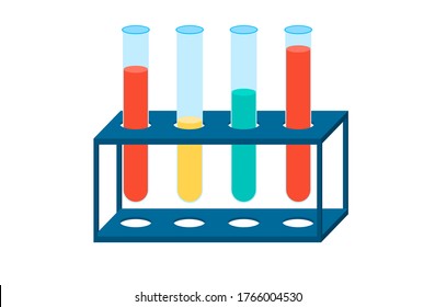 Antecedentes de trabajo de laboratorio. Página de sitio del deslizador de ilustración moderna. Concepto de frascos de laboratorio para el diseño de experimentos químicos. Experimentos químicos de banner web en el vector de laboratorio. 