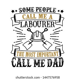 Laborer Father Day Quote and Saying