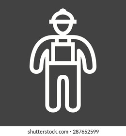 Labor,workers, helme icon vector image. Can also be used for construction, intertiors and building. Suitable for use on web apps, mobile apps and print media.