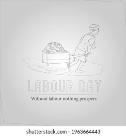 Labour day 1st May Vector  wallpaper image "International workers day"