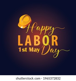 Labour Day 2021 Vector. 1st May International Labour Day. Thank You for Your Hard Work. Thank You, Doctors and Nurses. Worker's Day Vector Art