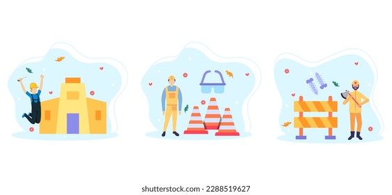 Labour Day Bundle Flat Design