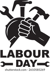 Labour Day Celebration with Multiple Tools in Hand