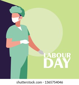 labour day celebration with surgeon professional