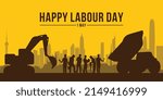 Labour Day concept on isolated background. 1st May celebrate on Labour Day is an annual holiday.