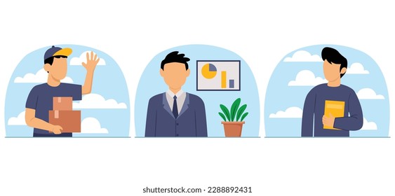 Labour Day Flat Bundle Design