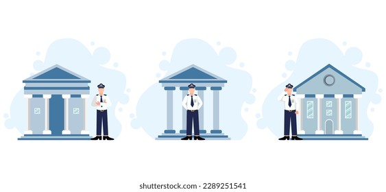 Labour Day Flat Bundle Design Illustration