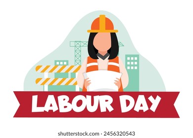 Labour Day Flat Design Illustration