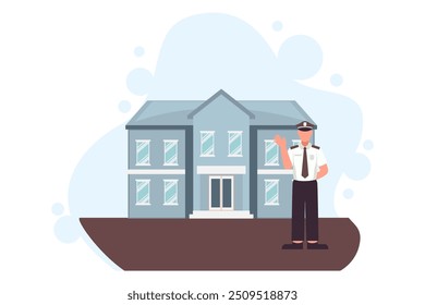 Dia do Trabalho Design Plano Ilustração