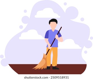 Flache Illustration zum Tag der Arbeit