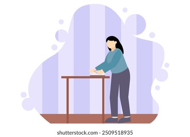 Labour Day Flat Design Illustration