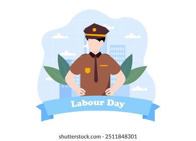 Día del Trabajo Ilustración de diseño plano