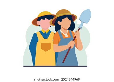 Día del Trabajo Ilustración de diseño plano