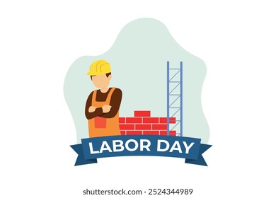 Día del Trabajo Ilustración de diseño plano