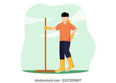 Labour Day Flat Design Illustration
