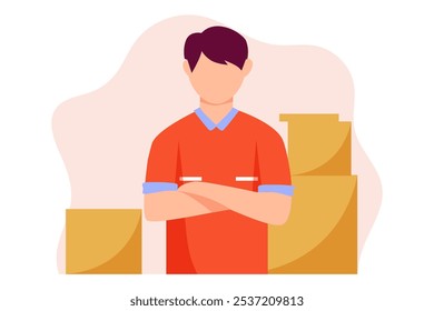 Día del Trabajo Ilustración de diseño plano