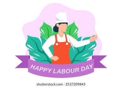 Labour Day Flat Design Illustration