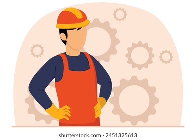 Diseño de ilustración plana del día del trabajo