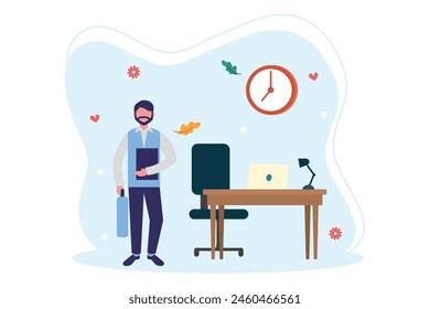 Labour Day Flat Illustration Design