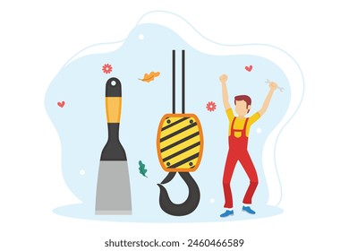 Labour Day Flat Illustration Design