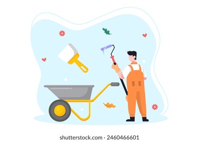 Labour Day Flat Illustration Design