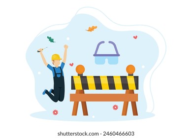 Labour Day Flat Illustration Design
