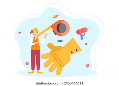 Labour Day Flat Illustration Design