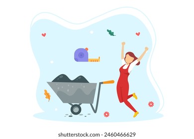 Labour Day Flat Illustration Design