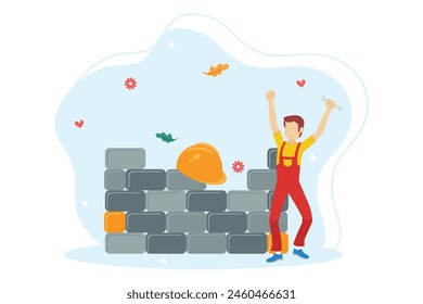 Labour Day Flat Illustration Design