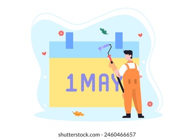 Labour Day Flat Illustration Design