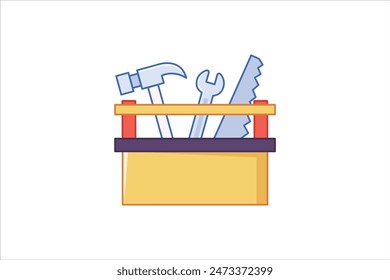 Labour Day Flat Sticker Design