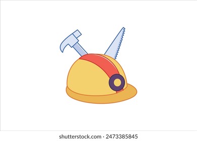 Diseño de pegatina plana Día del Trabajo