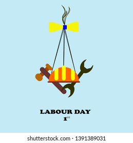 Labour day icon for celebration