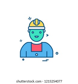 Labour day icon design vector
