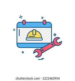 Labour day icon design vector