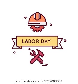 Labour day icon design vector