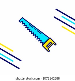 Labour day icon with light background with yellow and blue theme