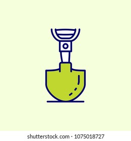 Labour day icon with light background with green theme icon
