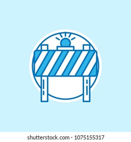 Labour day icon with light background with blue theme icon